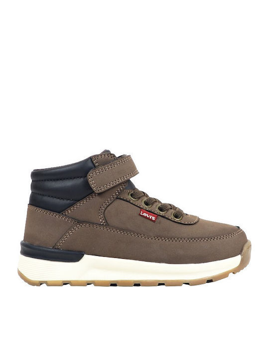 LEVI'S ΜΠΟΤΑΚΙ ΚΑΦΕ Νο 22-35 ME ΑΥΤΟΚΟΛΛΗΤΟ & Νο 36-39 ΜΕ ΚΟΡΔΟΝΙ